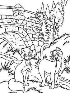 aristocats coloring page 1 - Free printable
