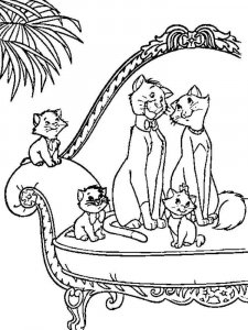 aristocats coloring page 15 - Free printable
