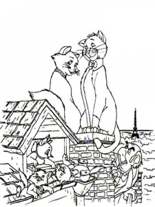 aristocats coloring page 17 - Free printable