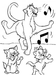 aristocats coloring page 20 - Free printable