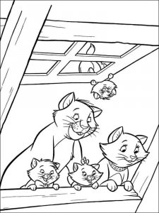 aristocats coloring page 7 - Free printable
