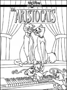 aristocats coloring page 9 - Free printable