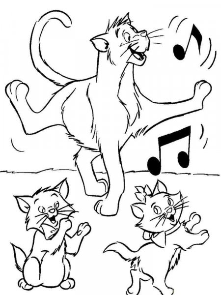 The Aristocats coloring pages