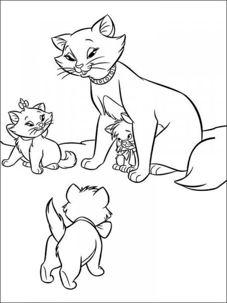 The Aristocats coloring pages