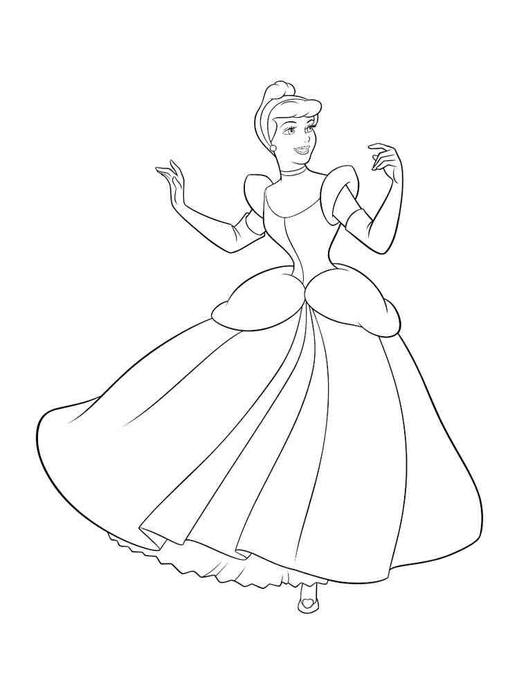 Cinderella Coloring Pages Download And Print Cinderella Coloring Pages