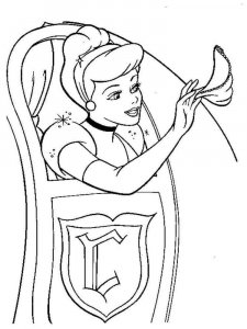 Cinderella coloring page 10 - Free printable