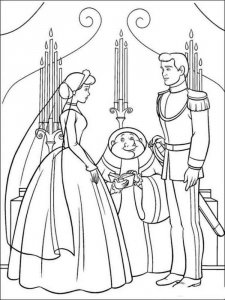 Cinderella coloring page 11 - Free printable