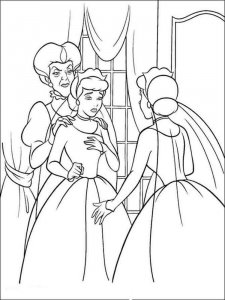 Cinderella coloring page 12 - Free printable