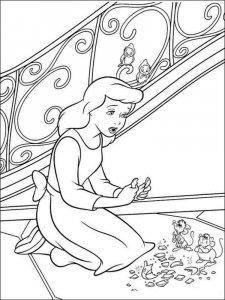 Cinderella coloring page 14 - Free printable