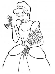 Cinderella coloring page 17 - Free printable