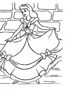 Cinderella coloring page 19 - Free printable