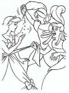 Cinderella coloring page 22 - Free printable