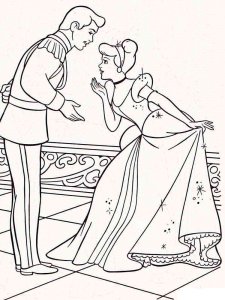 Cinderella coloring page 23 - Free printable