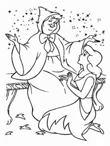 Cinderella coloring page 28 - Free printable