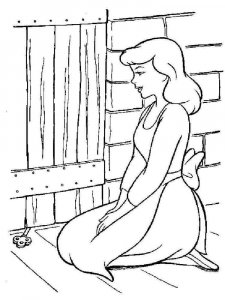 Cinderella coloring page 9 - Free printable