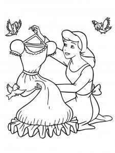 Cinderella coloring page 36 - Free printable