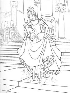 Cinderella coloring page 47 - Free printable