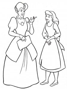 Cinderella coloring page 48 - Free printable