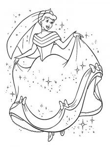 Cinderella coloring page 52 - Free printable