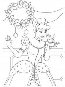 Cinderella coloring page 58 - Free printable