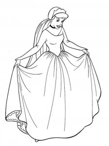 Cinderella coloring page 59 - Free printable