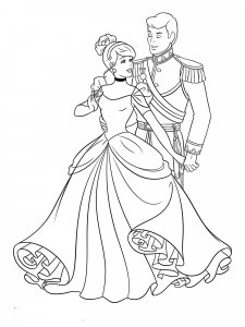 Cinderella coloring page 44 - Free printable