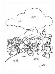 DUCKTALES coloring page 15 - Free printable