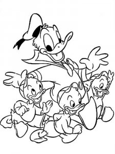 DUCKTALES coloring page 26 - Free printable