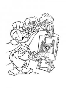 DUCKTALES coloring page 4 - Free printable