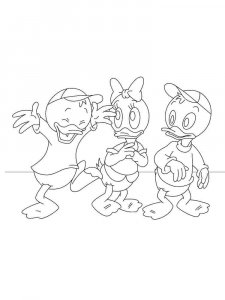 DUCKTALES coloring page 8 - Free printable