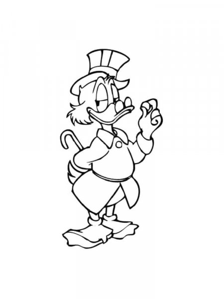 Ducktales coloring pages