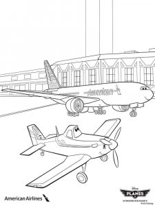 Disney Planes coloring page 3 - Free printable