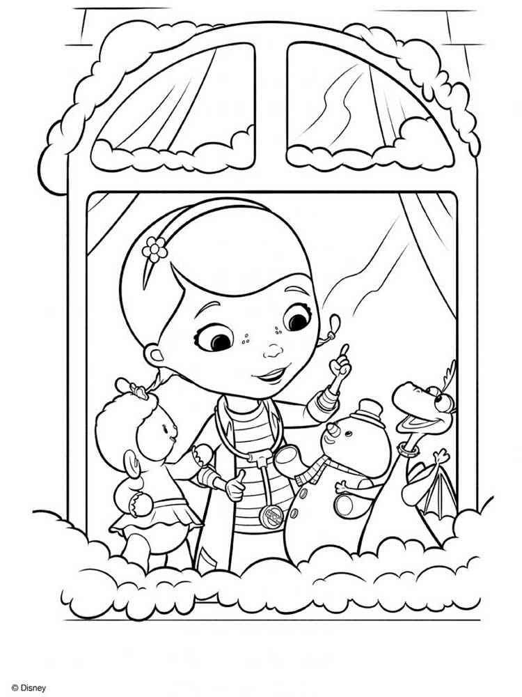 free printable doc mcstuffins coloring pages