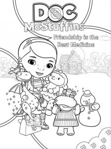 Doc McStuffins coloring page 4 - Free printable