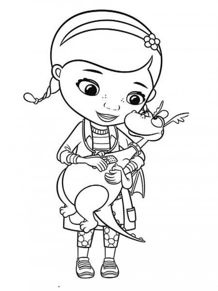 Doc McStuffins coloring pages