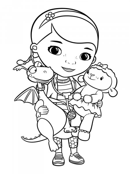 Doc McStuffins coloring pages