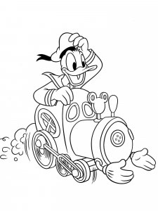 Donald Duck coloring page 37 - Free printable
