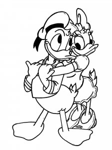 Donald Duck coloring page 50 - Free printable