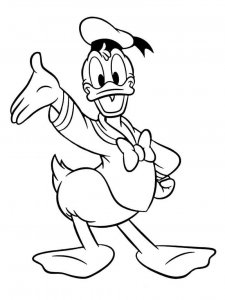 Donald Duck coloring page 52 - Free printable