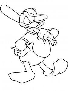 Donald Duck coloring page 53 - Free printable