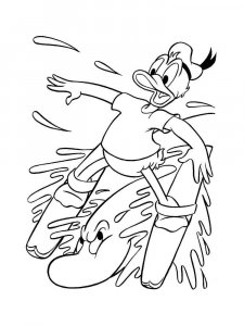 Donald Duck coloring page 54 - Free printable