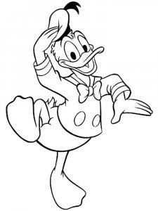 Donald Duck coloring page 55 - Free printable