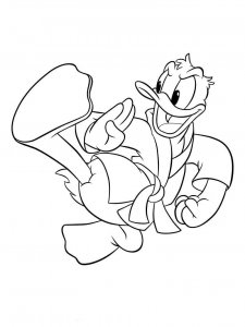 Donald Duck coloring page 57 - Free printable
