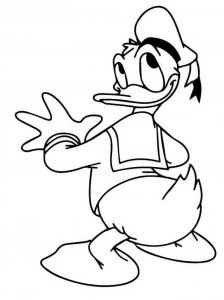 Donald Duck coloring page 42 - Free printable