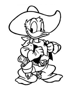 Donald Duck coloring page 43 - Free printable
