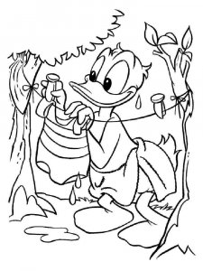Donald Duck coloring page 13 - Free printable