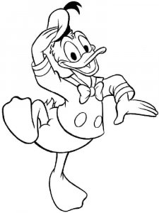Donald Duck coloring page 20 - Free printable