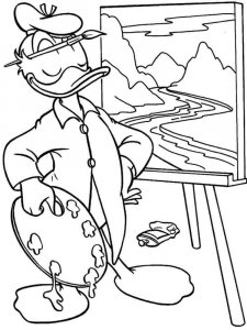 Donald Duck coloring page 26 - Free printable