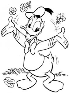 Donald Duck coloring page 28 - Free printable