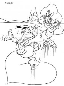 Donald Duck coloring page 3 - Free printable